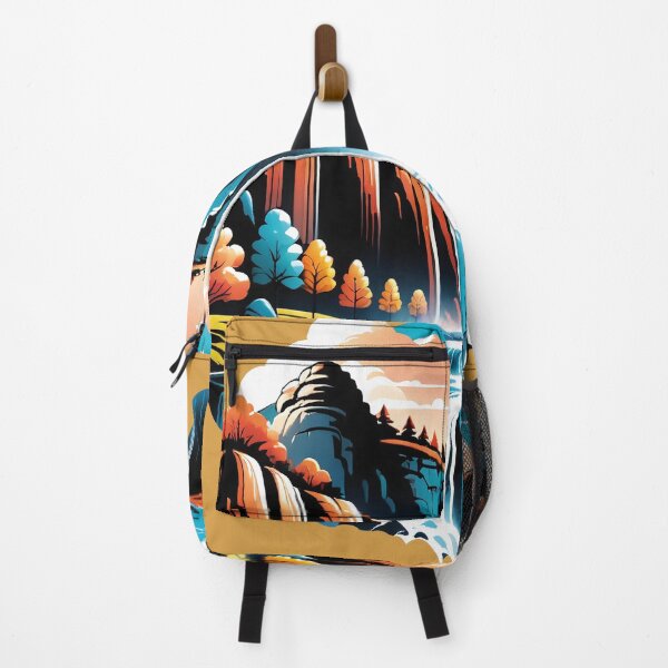 Item preview, Waterfall in the mountains designed and sold by tarkone.