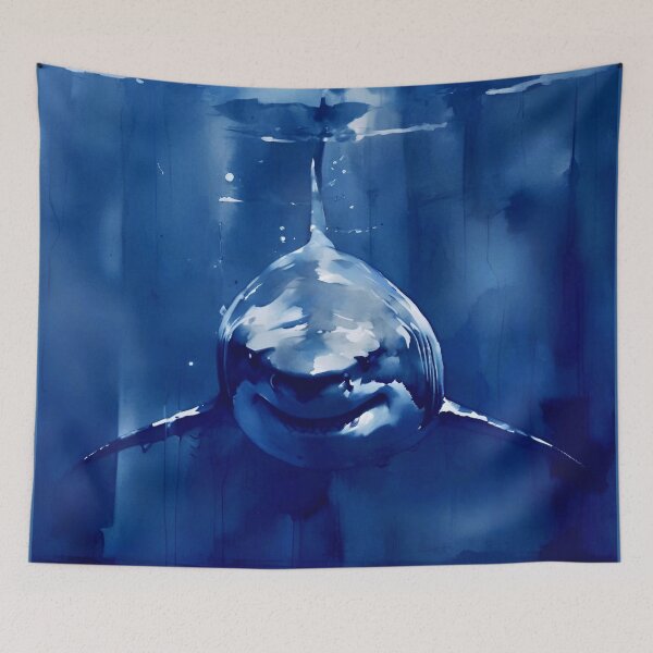 Item preview, Great White Shark on the Hunt - Shark Lover Art designed and sold by Topher Gallo.