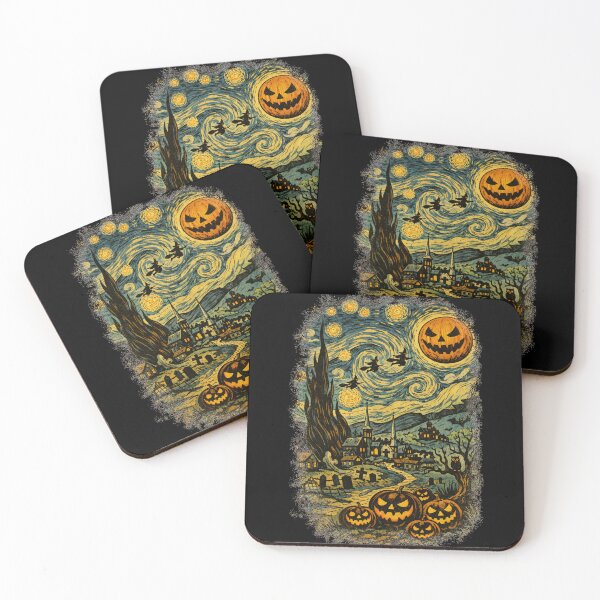 Item preview, Halloween Starry Night Van Gogh designed and sold by Nacho Average Designs.