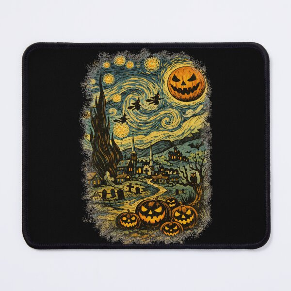 Item preview, Halloween Starry Night Van Gogh designed and sold by Nacho Average Designs.