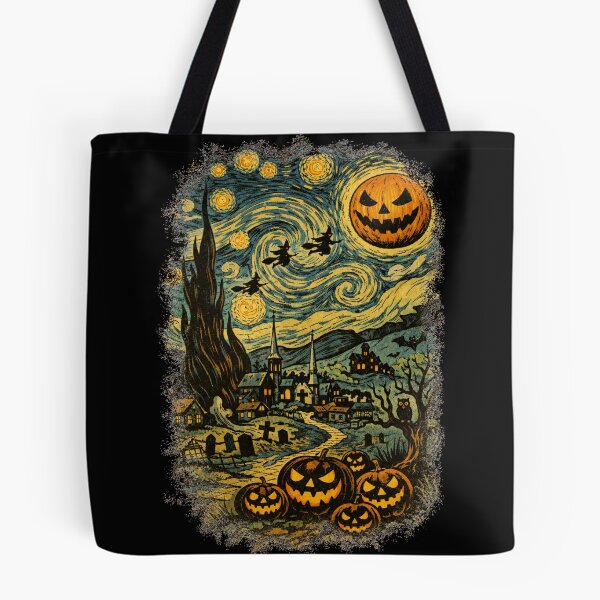 Item preview, Halloween Starry Night Van Gogh designed and sold by Nacho Average Designs.