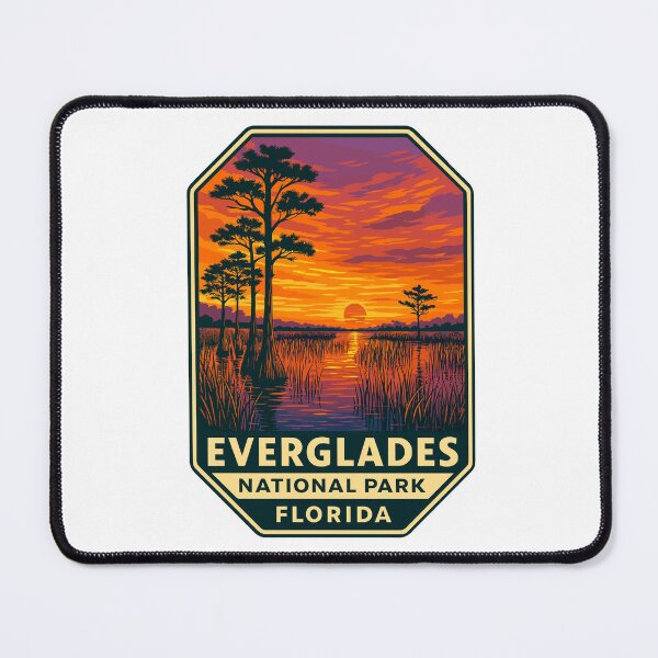 Item preview, Everglades National Park Retro Swamp Wildlife Sticker designed and sold by Ismeal Von.