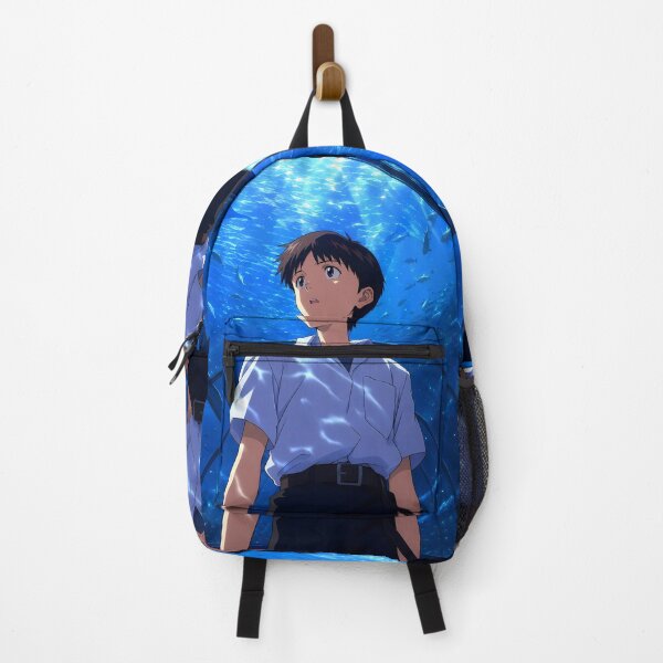 Item preview, Shinji Ikari Neon Genesis Evangelion Blue Aquarium Wonder designed and sold by mildaclairmo.