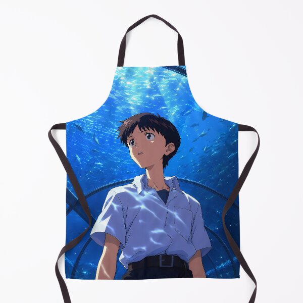 Item preview, Shinji Ikari Neon Genesis Evangelion Blue Aquarium Wonder designed and sold by mildaclairmo.