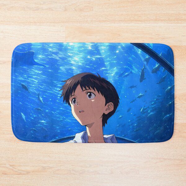 Artikelvorschau, Shinji Ikari Neon Genesis Evangelion Blue Aquarium Wonder entworfen und verkauft von mildaclairmo.