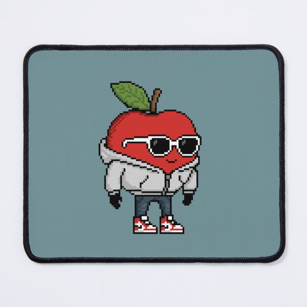 Item preview, Apple Pixel in a Hoodie (GY) designed and sold by White Rim Mates.