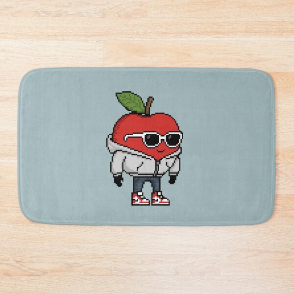 Item preview, Apple Pixel in a Hoodie (GY) designed and sold by White Rim Mates.