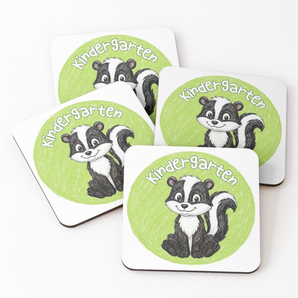 Item preview, Kindergarten Skunk Cute Woodland Animal Back to School Teacher Student Cartoon Gift designed and sold by MaxMeadowsTees.