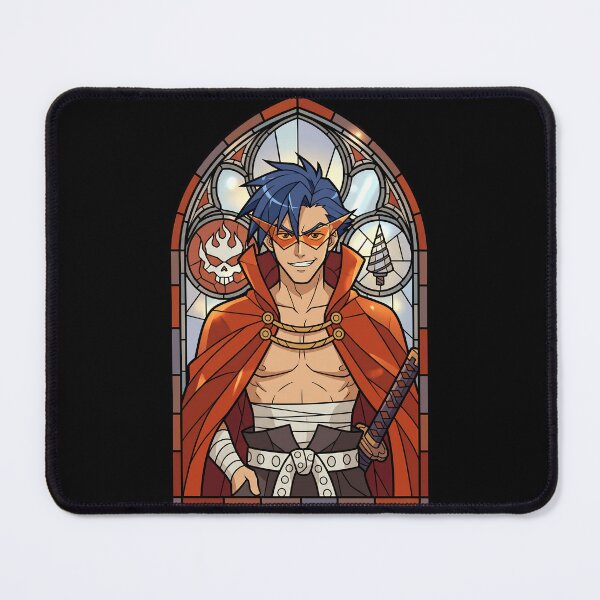 Item preview, Kamina Gurren Lagann Bright Stained Glass Hero Smile designed and sold by mildaclairmo.