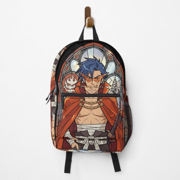 Item preview, Kamina Gurren Lagann Bright Stained Glass Hero Smile designed and sold by mildaclairmo.