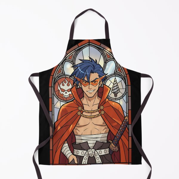 Item preview, Kamina Gurren Lagann Bright Stained Glass Hero Smile designed and sold by mildaclairmo.