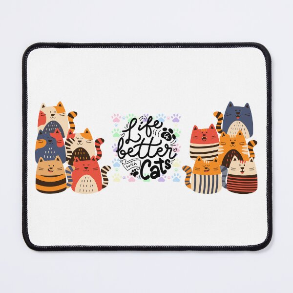 Item preview, Life is better with cats designed and sold by Frank Moroni.