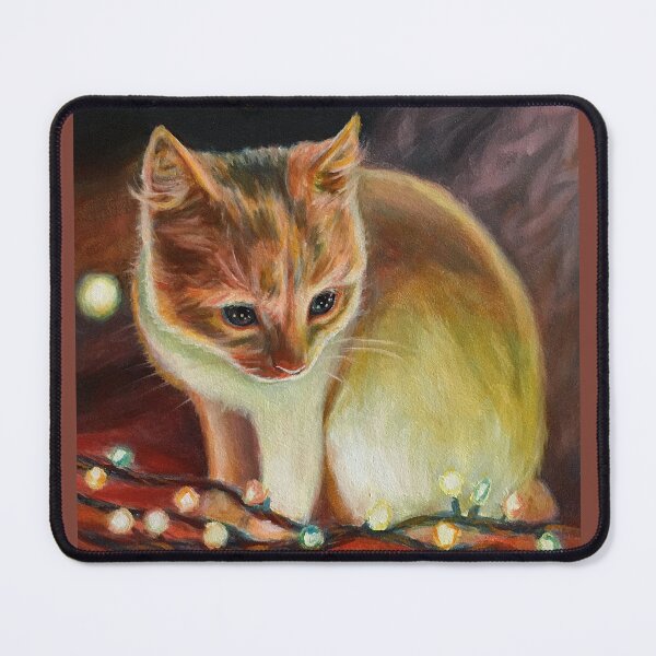 Item preview, Yule Cat designed and sold by SarahRileyArt.
