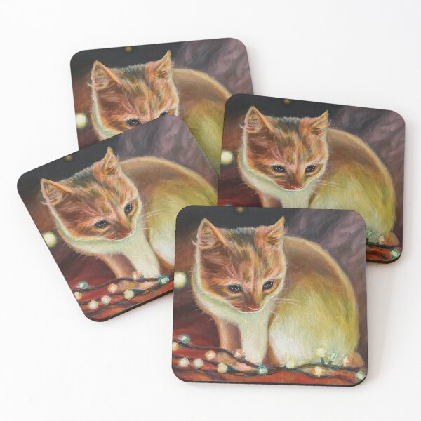 Item preview, Yule Cat designed and sold by SarahRileyArt.