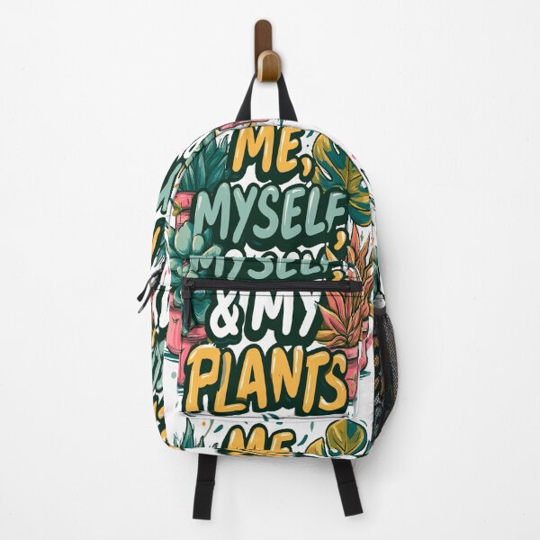 Item preview, Diseño de texto de burbujas "Yo, yo mismo y mis plantas" designed and sold by RichardRags.