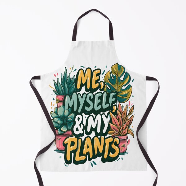 Item preview, Me, Myself, and My Plants Bubble Text Design designed and sold by RichardRags.