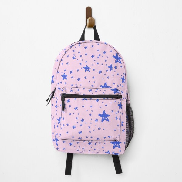 Item preview, Hand-drawn blue stars on pink designed and sold by ALU.Desing.