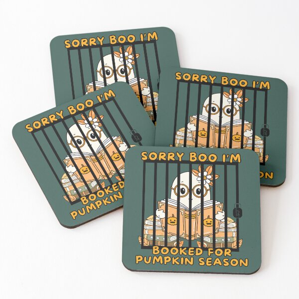 Item preview, Sorry Boo I'm Booked For Pumpkin Season, Book Lover, Cute Ghost Reading Books designed and sold by Forevermore.