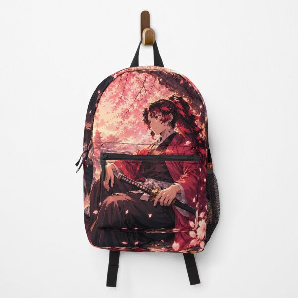 Item preview, Yoriichi Tsugikuni Demon Slayer Cherry Blossom Serenity designed and sold by mildaclairmo.