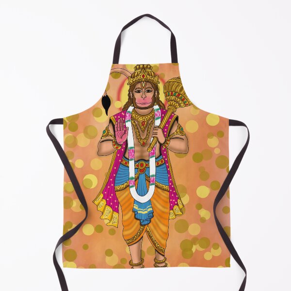 Item preview, Lord Hanuman Artwork | Divine Bajrangbali Digital Painting Illustration designed and sold by Harshit_Digital_Arts.