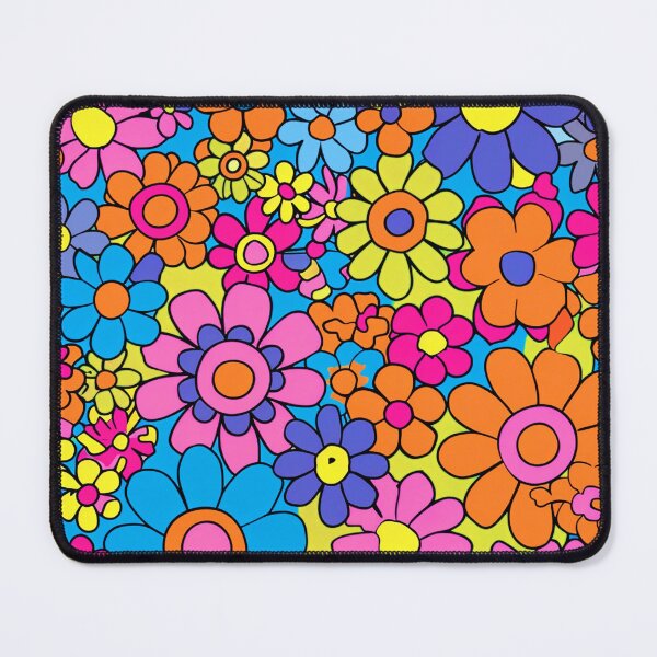 Item preview, Vibrant 1960's Hippie Flower Power Colorful Psychedelic Pattern  designed and sold by DEC02.