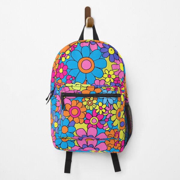 Item preview, Vibrant 1960's Hippie Flower Power Colorful Psychedelic Pattern designed and sold by DEC02.