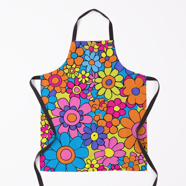 Item preview, Vibrant 1960's Hippie Flower Power Colorful Psychedelic Pattern designed and sold by DEC02.