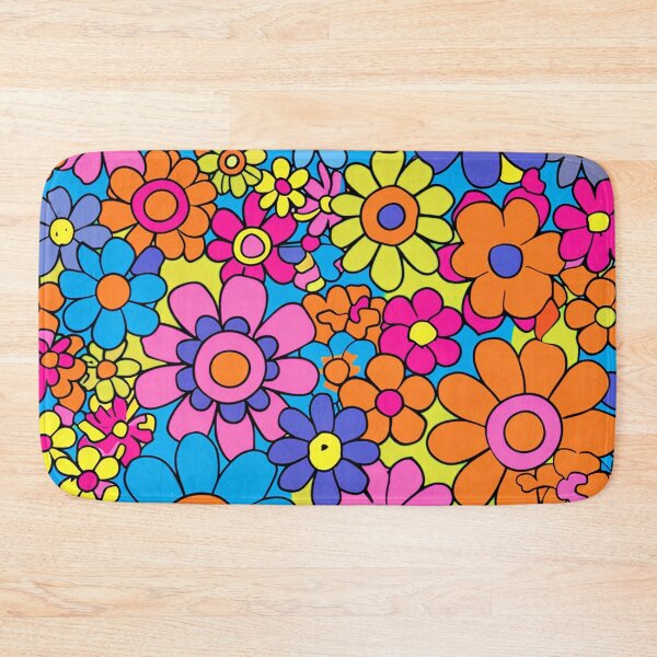 Item preview, Vibrant 1960's Hippie Flower Power Colorful Psychedelic Pattern  designed and sold by DEC02.