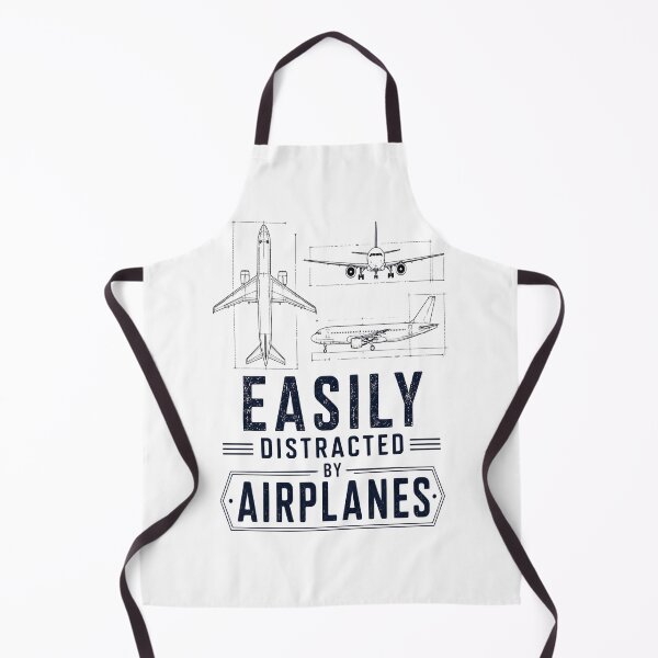 Item preview, Easily Distracted By Airplanes Blueprint T-Shirt | Aviation Engineer Gift | Aircraft Blueprint Design designed and sold by Moh-nd-Eg.