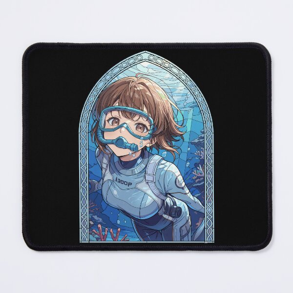 Artikelvorschau, Chisa Kotegawa Grand Blue Unterwasser-Buntglas-Tauch-Serenity entworfen und verkauft von mildaclairmo.