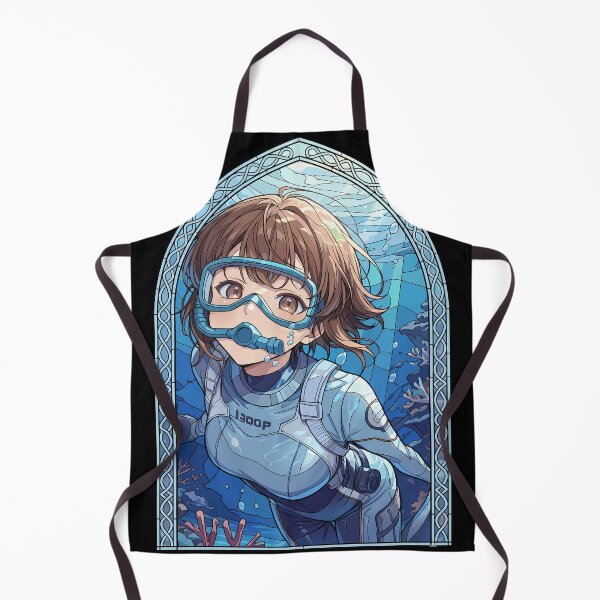Item preview, Chisa Kotegawa Grand Blue Underwater Stained Glass Diving Serenity designed and sold by mildaclairmo.