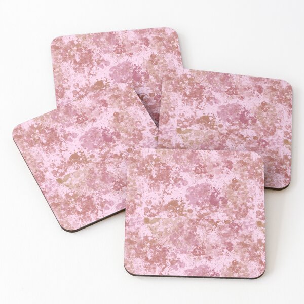 Item preview, Watercolor splatter texture pink/gold designed and sold by ALU.Desing.