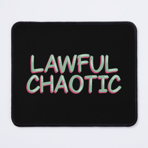 Item preview, Lawful Chaotic Alignment Funny Tabletop RPG designed and sold by alexmaushaus.