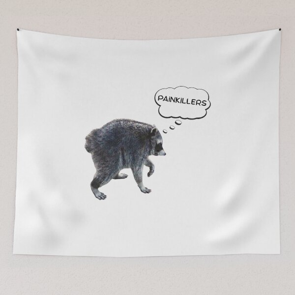 Item preview, Jimothy the Raccoon Is Looking for Painkillers designed and sold by D-Ave Magic Store .