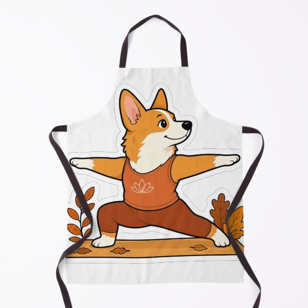 Item preview, Funny Corgi Yoga Sticker | Warrior Pose Dog Lover Gift designed and sold by VintageZone.