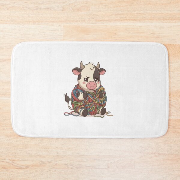 Item preview, Cute Cow Tangled In Yarn designed and sold by Ella_Sketch.