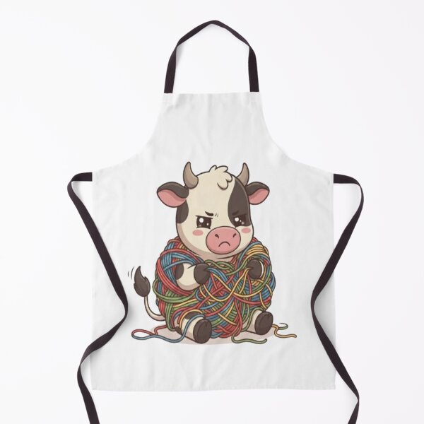 Item preview, Cute Cow Tangled In Yarn designed and sold by Ella_Sketch.