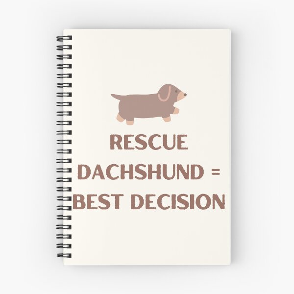 Item preview, Rescue Dachshund = Best Decision designed and sold by jpubdesigns.