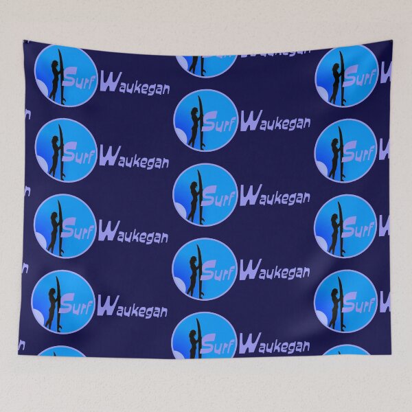 Item preview, Surf Waukegan Blue designed and sold by Normbot2000.