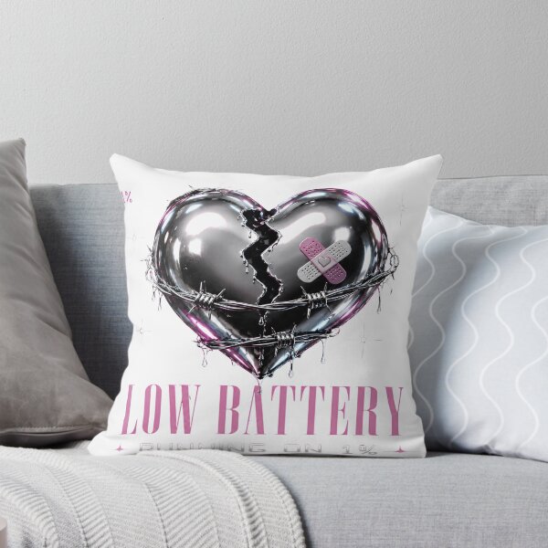 Item preview, LOW BATTERY – Chrome Heart Y2K Cyber Aesthetic Graphic designed and sold by LunaSpellStudio.