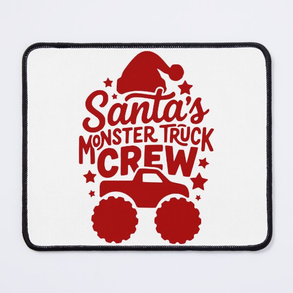 Item preview, Santa’s Monster Truck Crew designed and sold by theartfulaspie.