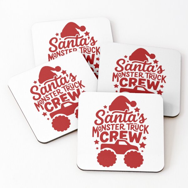 Item preview, Santa’s Monster Truck Crew designed and sold by theartfulaspie.