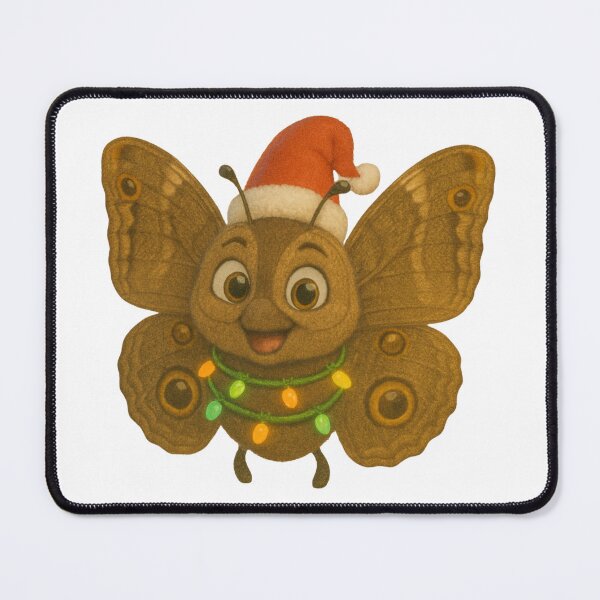 Item preview, Christmas Owl Butterfly designed and sold by Sillytoe.
