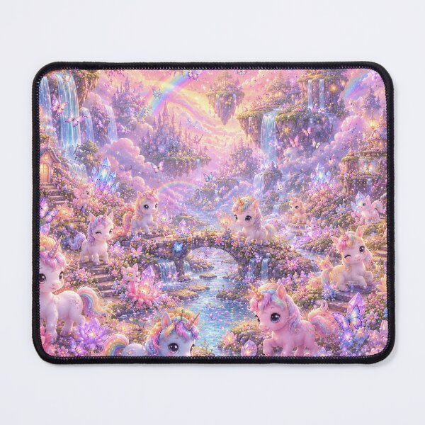 Item preview, Kawaii Unicorn Dreamland designed and sold by Gold&pixels.