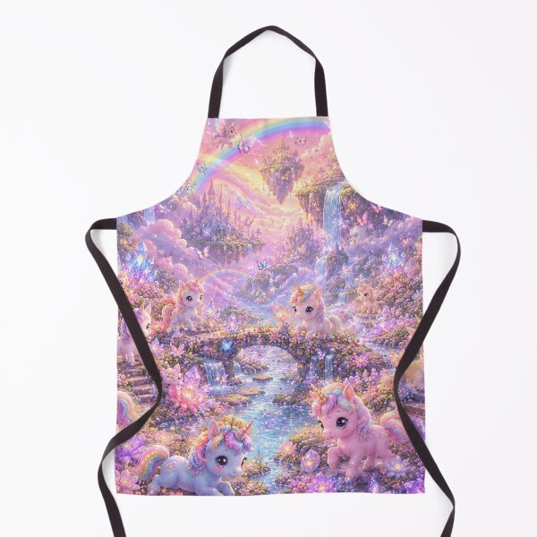 Item preview, Kawaii Unicorn Dreamland designed and sold by Gold&pixels.