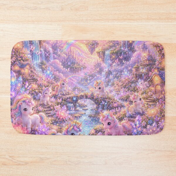 Item preview, Kawaii Unicorn Dreamland designed and sold by Gold&pixels.