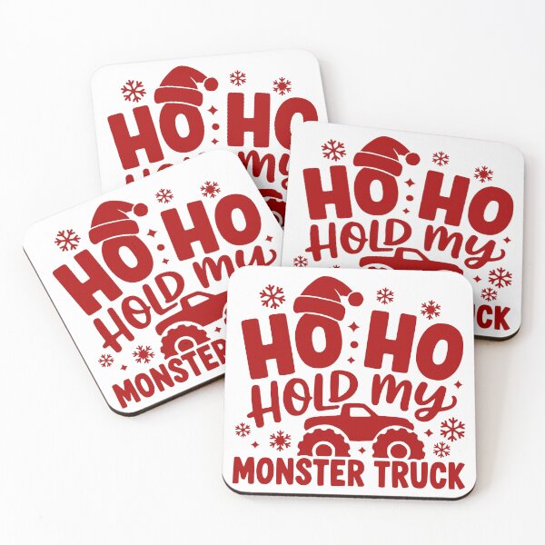 Item preview, Ho Ho Hold My Monster Truck designed and sold by theartfulaspie.