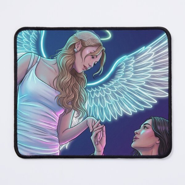Item preview, Will You...Angelic Love Tv Series Lgbtq+ Sapphic Home Decor Poster Print Art Comic Pride designed and sold by Mind Space.