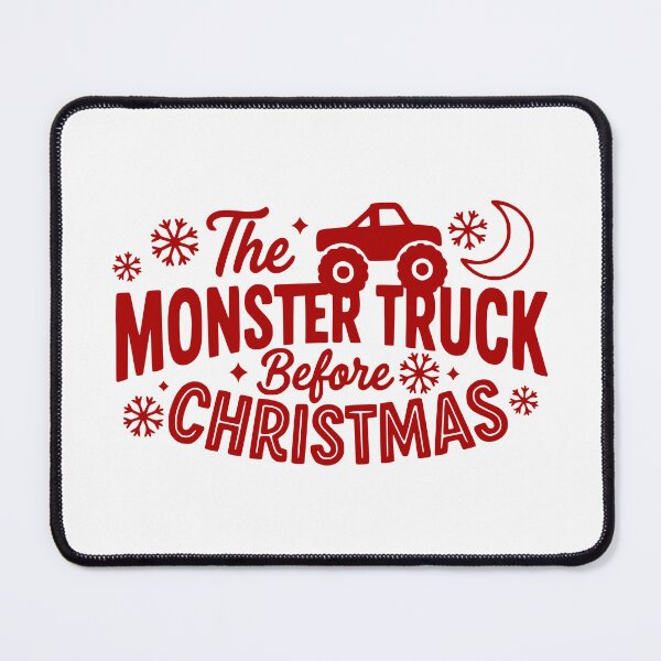 Item preview, The Monster Truck Before Christmas designed and sold by theartfulaspie.
