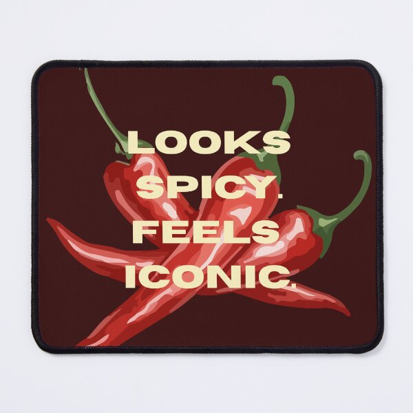 Item preview, Looks Spicy Feels Iconic | Vintage Chili Pepper Quote | Bold Foodie Aesthetic designed and sold by NOUURRRR.